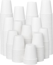 300 Pack 3 oz Bathroom Cups, Disposable Paper Cups, Small Mouthwash Cups for ...