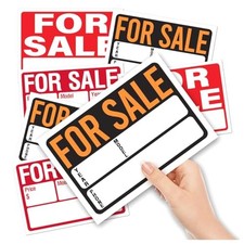 Pack 6 Pcs for Sale Sticker for Car Window Truck Vehicles Car Removal A161