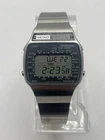 Vintage Seiko World Time GMT Digital Watch A358-5000 Stainless Steel 1970s