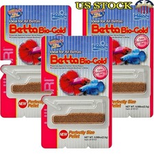 Betta Bio-Gold Baby Pellets Fish Food Bundle Balanced Nutrition 3 Pack New