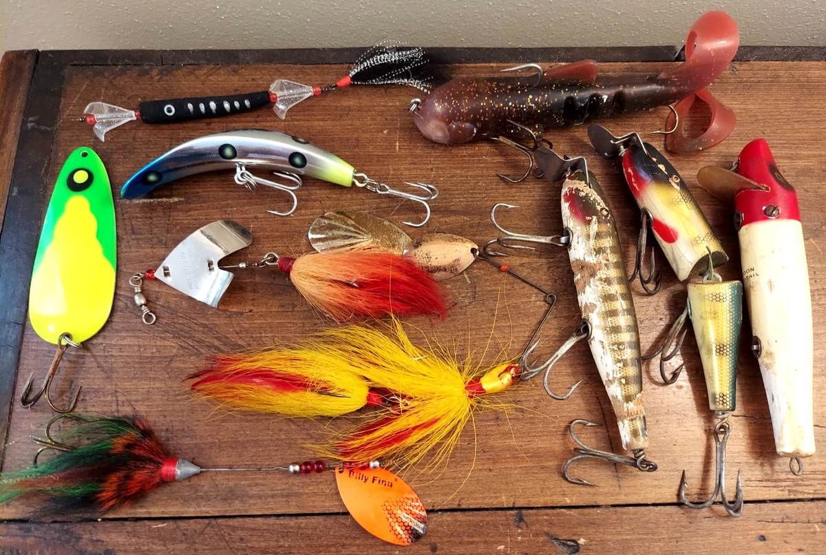 Heddon Bass Wooden Vintage Fishing Lures for sale | eBay