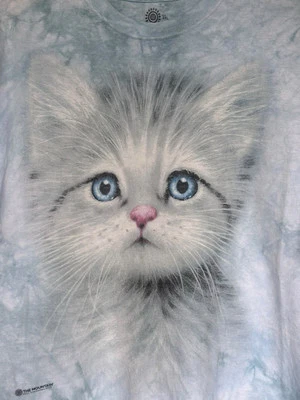 Camisa Manga Corta The Mountain Adulto 2XL Naturaleza Animal Gato Gatito Mascota Tie Dye - Imagen 1 de 4