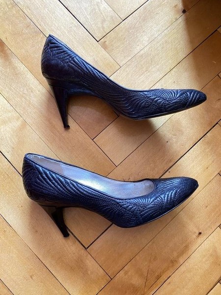 Women Kenzo Heels Black Leather 37 #9WBQ
