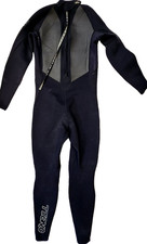 O Neill Reactor 3/2mm Full Wetsuit Mens Back Zip Black Gray Size Large