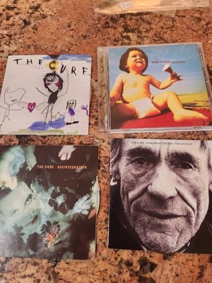 The Cure Cd Lot(4) The Cure,staring At The Sea Singles, Disintegration,galore