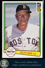 Ralph Houk 1982 Donruss #282 Boston Red Sox