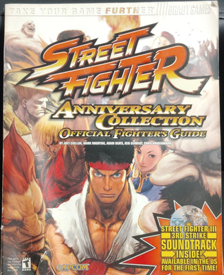 Capcom Street Fighter Anniversary Collection Strategy Guide Ryu Ken Soundtrack