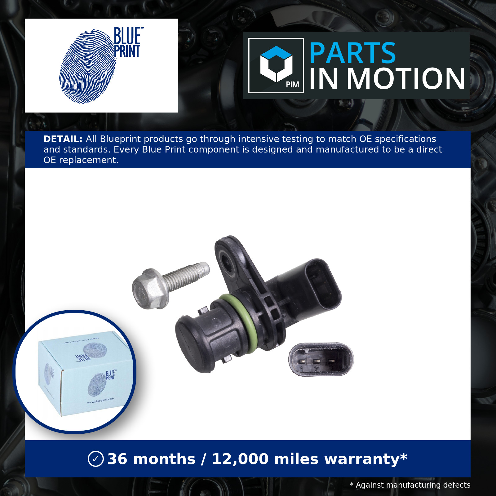 Camshaft Position Sensor ADG072128 Blue Print 1247686 055580466 55580466 Quality