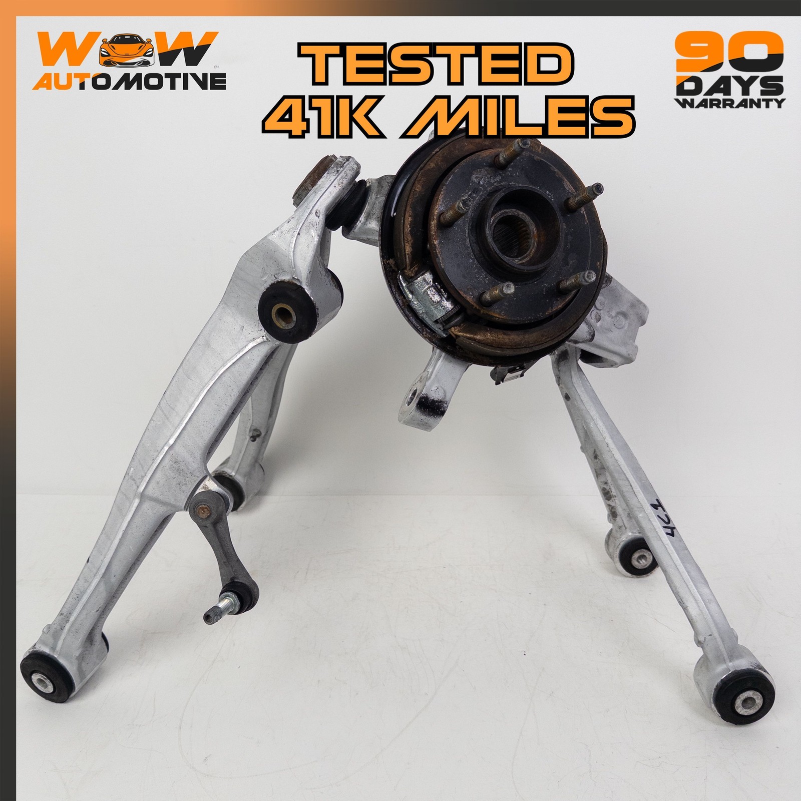 04-13 CHEVROLET CORVETTE C6 XLR REAR LEFT DRIVER SIDE KNUCKLE CONTROL ARM SET OE