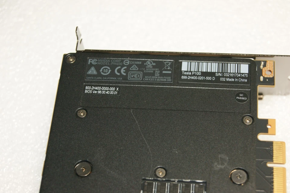 Nvidia Tesla P100 16GB Graphics Video Card PCIE - USA Seller Guaranteed! - Image 3 of 3