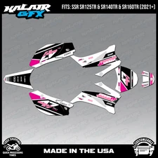Graphics Kit for SSR SR125TR SR140TR SR160TR (2021+) Fresh Series - Magenta