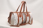 100% Natural COWHIDE Duffel Bag Hair On Leather TRAVEL Bag Luggage Bag SA-1700 — photo 2