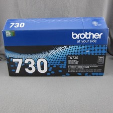 Brother Genuine TN730 Black Toner Cartridge Open Box Sealed