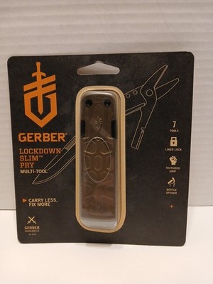 Gerber (31-003825) Lockdown Slim Pry Brown Bronze Multi-Tool