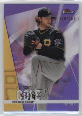 2017 Topps Finest Purple Refractor 79/250 Gerrit Cole #74 8k4
