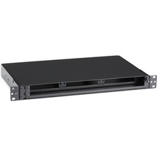 Black Box Rackmount Fiber Shelf 1U 3-Adapter Panel