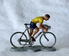 Vintage Britains Herald ? Ltd 1962 Racing Cyclist Figure Yellow Jersey VGC #SGB1