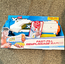 New ZURU X-Shot Fast-Fill Rapid Water Blaster, Blue/White/Orange/Yellow, 5 