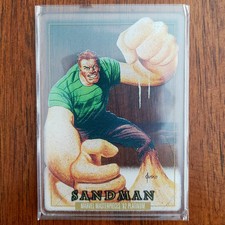 2024 Marvel Masterpieces '92 Platinum Sandman Plexi # 77 Not Spider-Man RARE