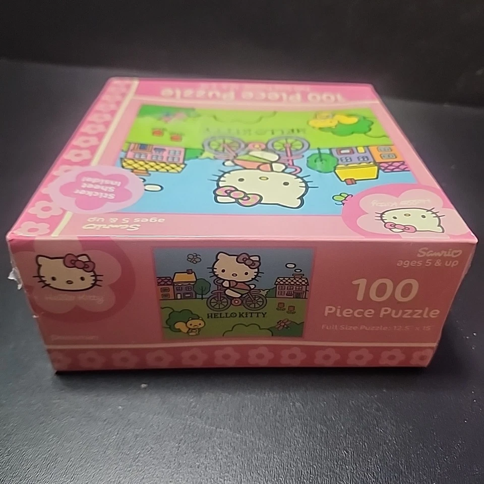 Hello Kitty балерина 100 шт. пазл 2005 стикер лист новый запечатанный - Изображение 2 из 4