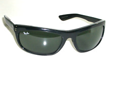 VINTAGE B L RAY-BAN L2870 XXAO G15 CRYSTAL BLACK EBONY BALORAMA WRAP SUNGLASSES