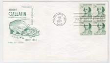 TurtlesTradingPost- Gallatin 1-1/4 cent #1279 1967 FDC House of Farnam Cachet