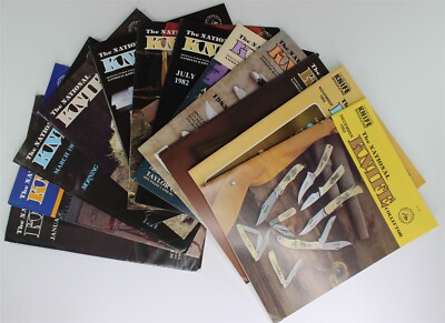National Knife Collector Magazine Lot of 12 Issues from 1982 Full Year