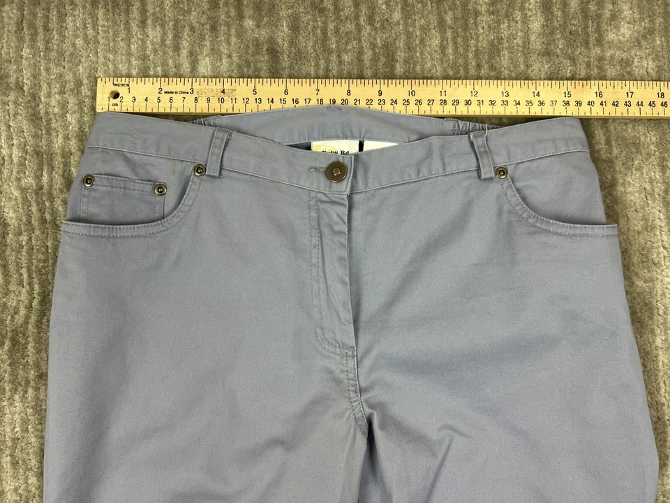 Ruby Rd. Favorites Pants Womens 8 Blue Part Elastic Waist - Image 4 of 4