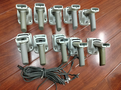 (LOT OF 10) Code Portable Scanner (CR2612_02) + Charger Base (CRA-A104_02)