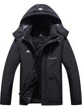 Women's Waterproof Ski Jacket Warm Winter Coat Outdoor Windbreaker Hiking NWT