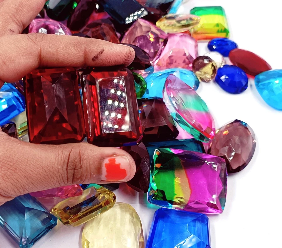 5000.00 Carat/1.00KG Ametrine,Citrine,Moldavite,Topaz Mix Shape Lot Gemstone 25S - Image 2 of 4