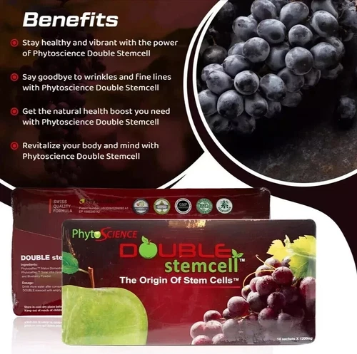 2 pcks Phytoscience Double Stem Cell Anti Aging Supplement - !