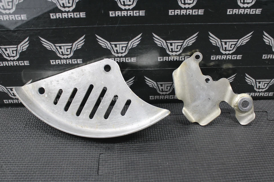 2013 KAWASAKI KX250F KX450F CONJUNTO MESTRE DE FREIO TRASEIRO DE ALUMÍNIO E PROTETOR DE DISCO DE ROTOR - Imagem 2 de 4