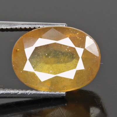 Zertifiziert 5.80 Cts Natürlich Gelb Ceylon Saphir Oval Schliff Precious Gem Für