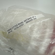 Tupperware Ideal Little Bowl - Set Of 4 3.75" - 8oz - 1403A Red SEALED VTG NOS