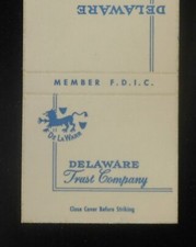 1950s? Delaware Trust Co Dover Fairfax Frederica Penny Wilmington DE New Castle 