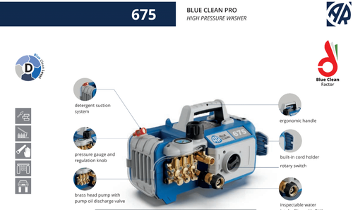 AR Blue Clean Pro, AR675 2000 PSI Electric Pressure Washer