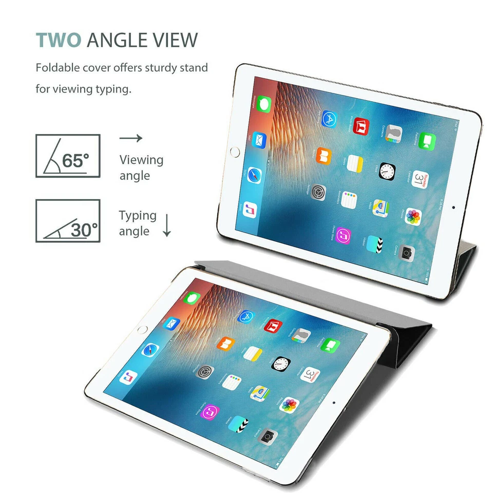 iPad Case For iPad 11 2025 Air Pro 10.2 9th Gen Mini 9.7 10.9 Smart Stand Cover - Image 2 of 4