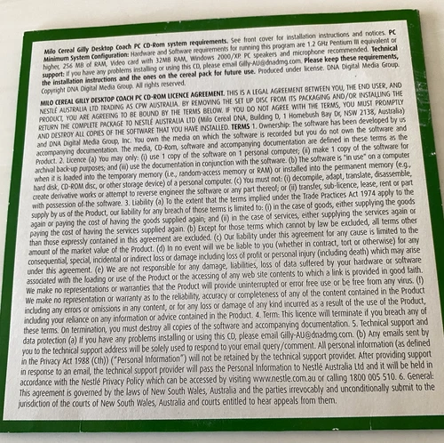 Gilly Milo Desktop Coach Cricket PC CD-Rom Wicket Keeping Adam Gilchrist  S1715 - Picture 3 of 3