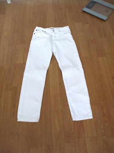 RALPH LAUREN THE ELDRIDGE WEISSE JEANS MÄDCHEN GRÖSSE M 10-12