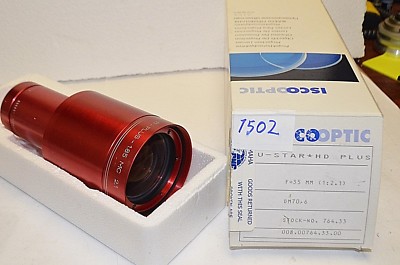 ISCO OPTIC Ultra Star HD Plus 35mm 1.38 in. 35mm Cine Projection Lens Minty!