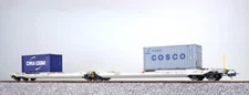 Esu 36555 Double Pocket Wagon Container Wagon Container CMA COSCO Ep VI New 1:87