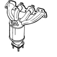 Bosal Katalysator FüR Opel Corsa D S07 1.4 1.2 Adam S10 J Chevrolet Aveo