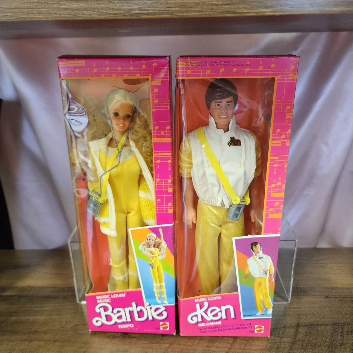 バービー　ミュージックダンシング Vintage 1985 Mattel Foreign Issue Music Lovin' Barbie & Ken