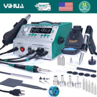 YIHUA 948-II 4-in-1  Soldering Iron Digital Desoldering  Hot Air Rework Station