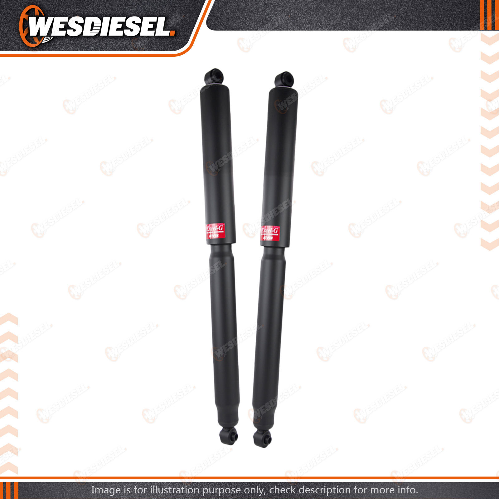 KYB Excel-G Rear Gas Shock | Ford F250 Super Duty (05-11) / F350 Super Duty (05-11) (345072) main image 1
