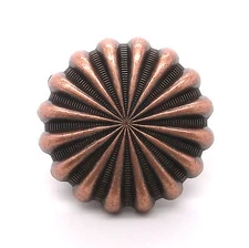 Pinwheel Concho Antique Copper 1.25" (3.17 cm) by Stecksstore 2256-10