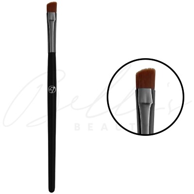 W7 Make-Up Puder oder Gel Lidschatten Langanhaltend Abgewinkelt Weiche Borsten Pinsel