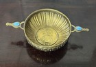 Vintage Twin Handled Brass Bowl - French Louis XVI Lud XVI dg fr et nav rex