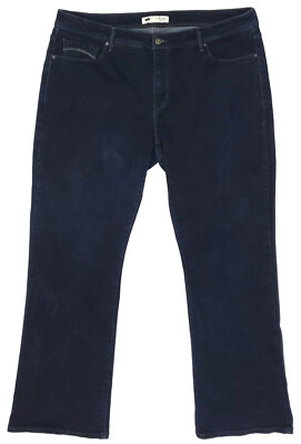 Levi Womans 512 Jeans Perfectly Shaping Bootcut Blue Size 37W 32L